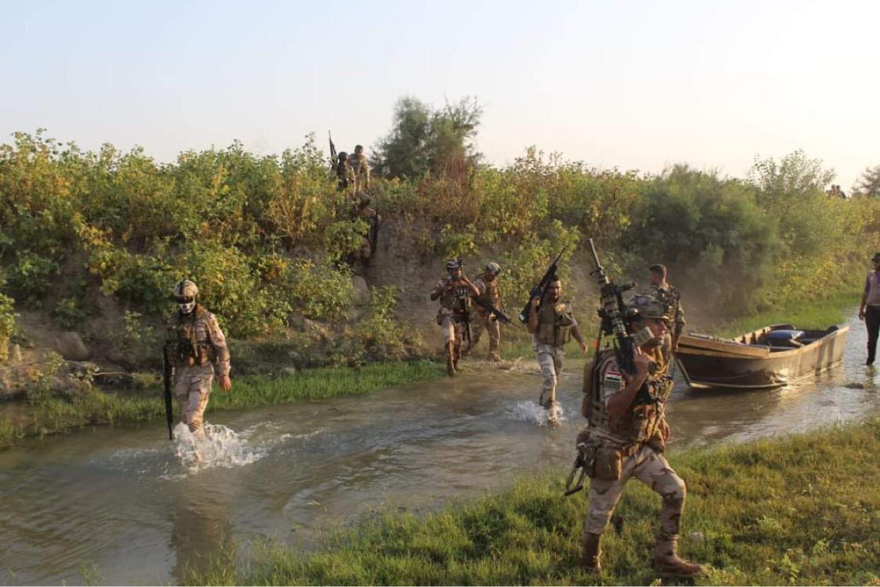 لأول مرة .. القوات العراقية تقتحم جزيرة بالآليات وفرار داعش منها