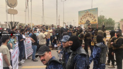 تظاهرات "25 تشرين" توقف عمليات عسكرية في البصرة