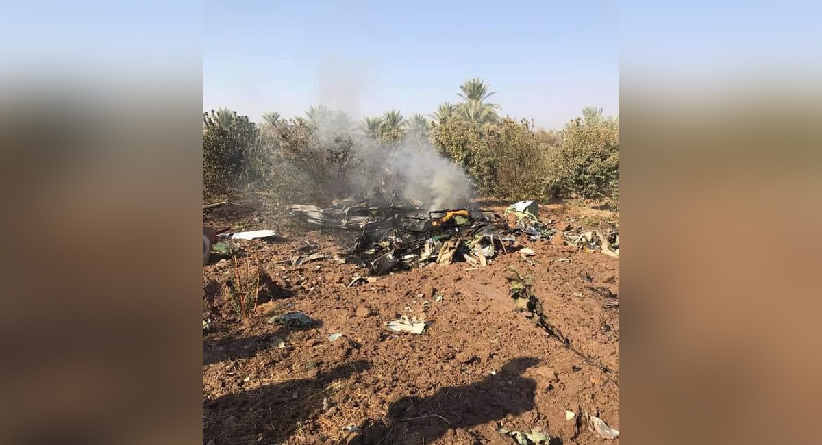 وفاة طيار ومساعده بسقوط طائرة عسكرية عراقية