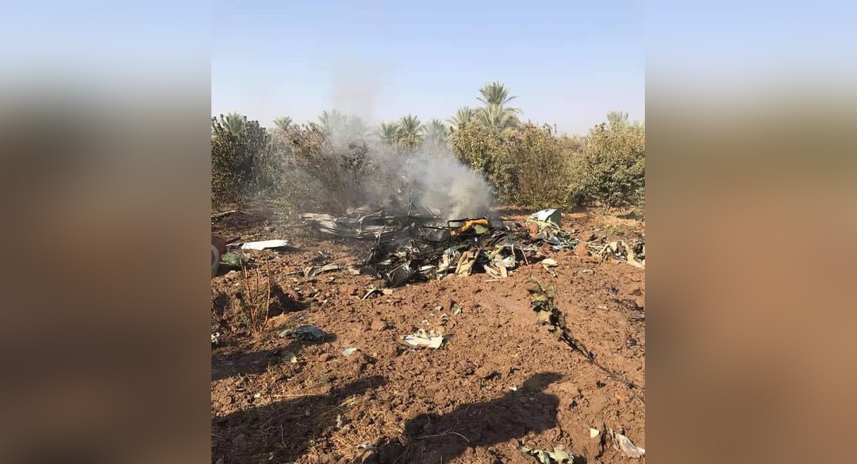 An Iraqi Pilot died in an aircraft crash