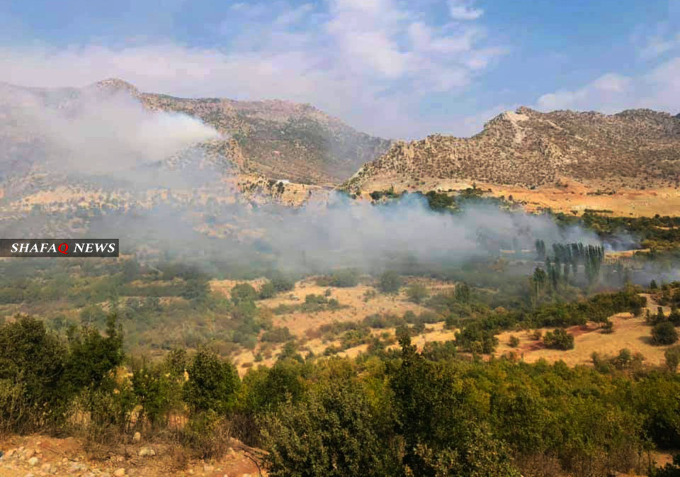 حرائق "كبيرة" جراء اشتباك عنيف بين الجيش التركي وPkk شمالي دهوك