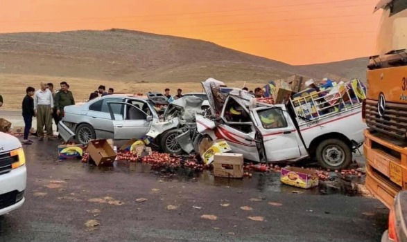 السليمانية.. حادث سير مروّع يخلف ضحايا بينهم 3 من عائلة واحدة