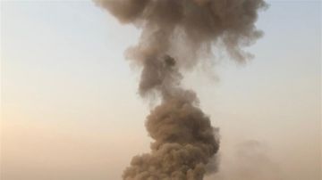 Explosion hits a military facility in Baghdad