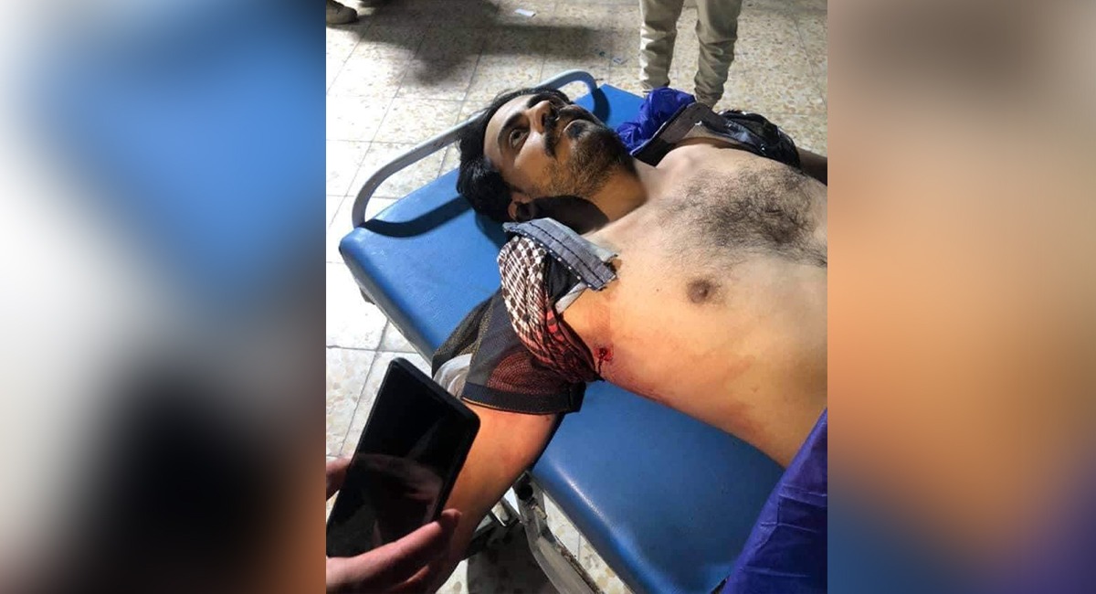 ناشطون يتداولون تسجيلا فيديويا لسقوط ضحية في احتجاجات بالبصرة