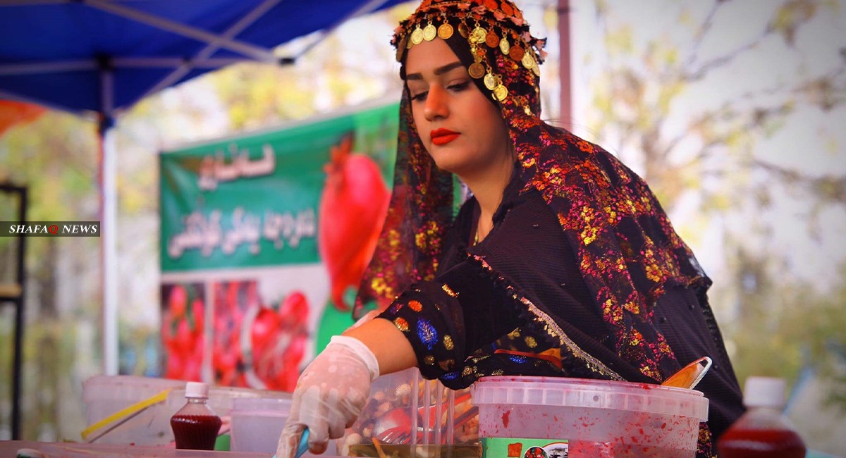 A Ceremenory of local agricultural products in Al-Sulaymaniyah 