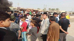 وقفة احتجاجية تطالب بخدمات غائبة عن أكبر نواحي ديالى