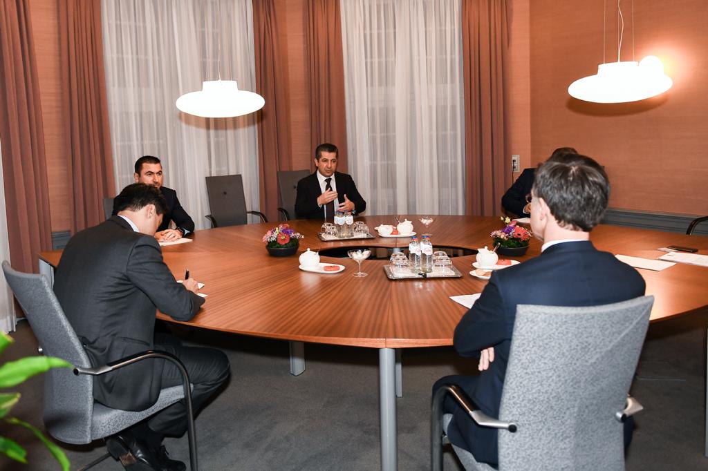 Masrour Barzani meets the Dutch PM