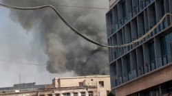 Massive fire breaks out near CBI in Baghdad 