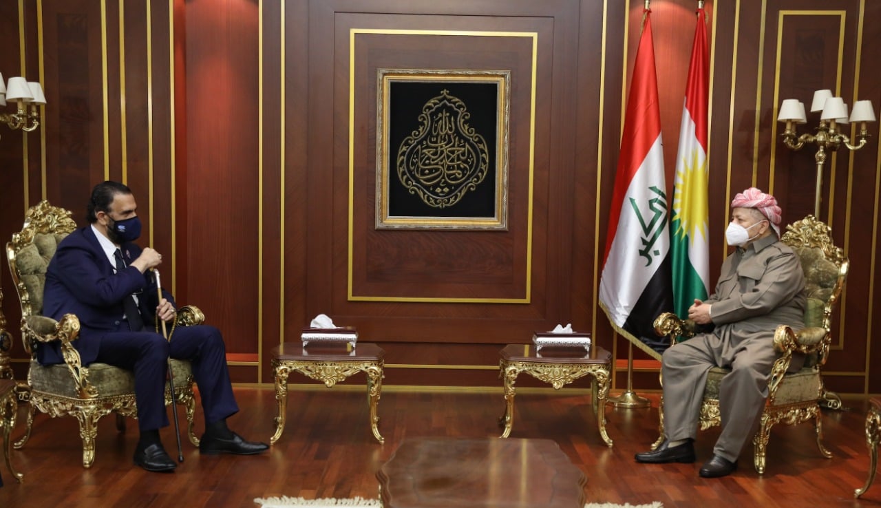 KDP ’Barzani receives the Kisnazi way leader