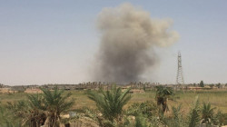The Iraqi army destroys ISIS equipment and weapons south of Baquba 