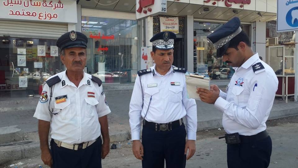 شرطة البصرة تعتقل 6 أشخاص اعتدوا على مفرزة مرور وسط المحافظة