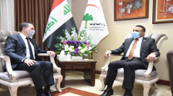 The Iraqi Minister of health meets the Turkish ambassador to Baghdad