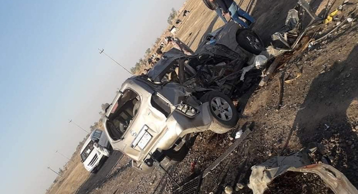 "طريق الموت" جنوبي العراق ينهي حياة خمسة أشخاص بحادث مروع