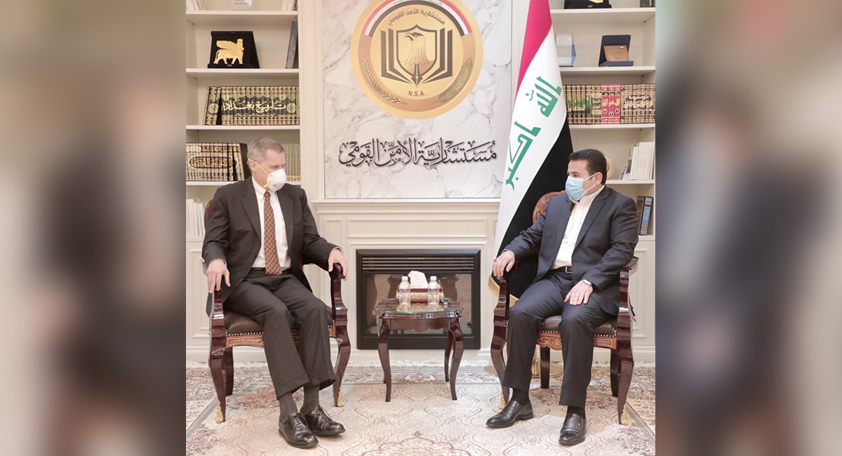 Iraqi National Security Adviser meets the US ambassador to Iraq