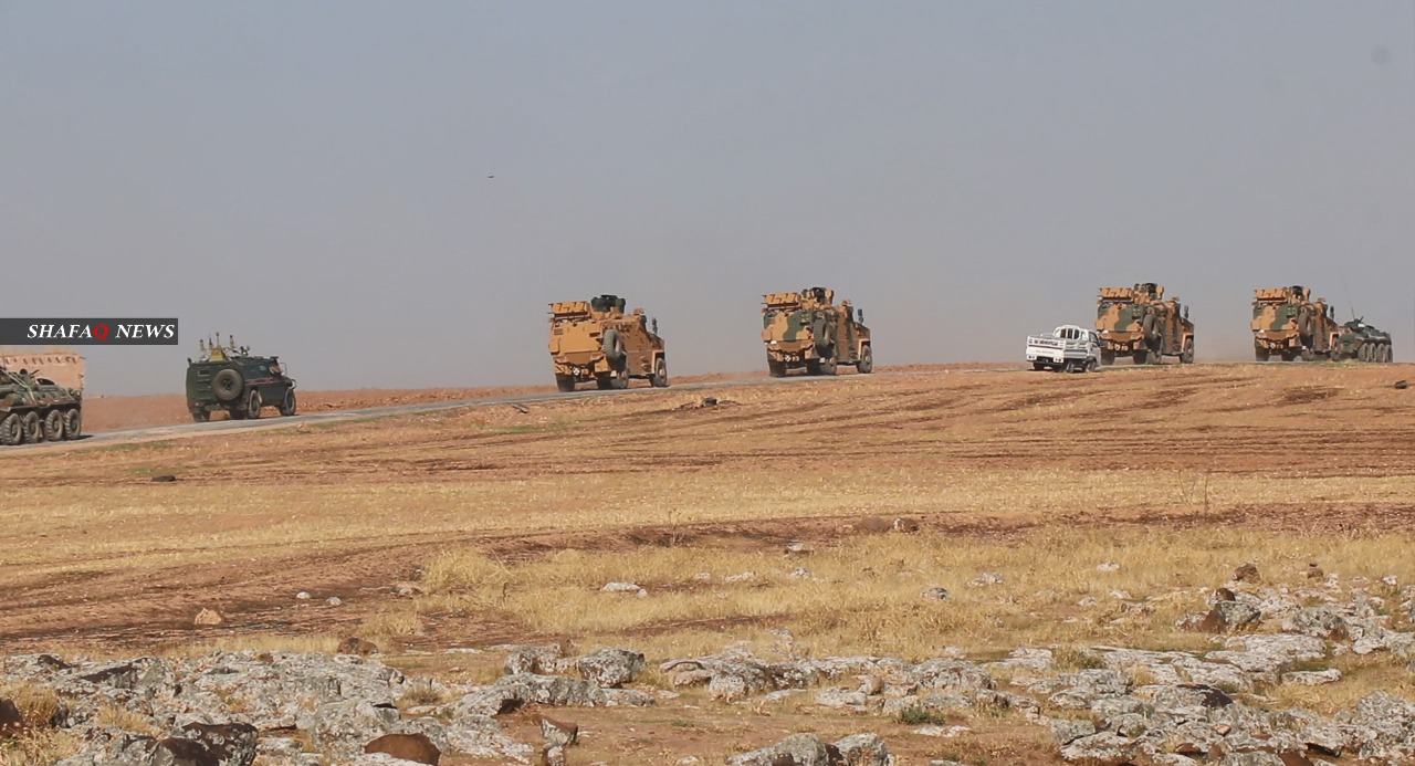 a joint patrols of Russia and Turkey in northeast Syria