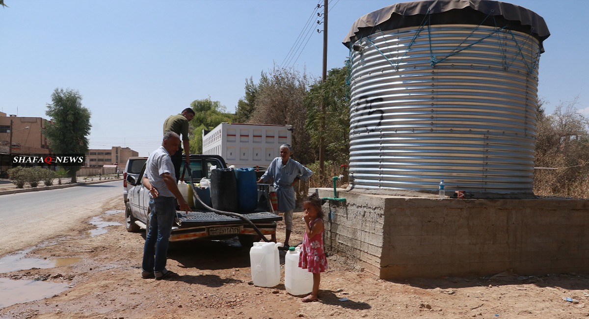 Shortage of drinking water in the Kurdish Autonomous Administration region