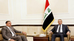 Al-Kadhimi meets Al-Khanjar un his office 
