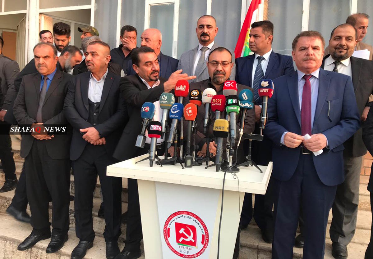 Kurdish parties in Kirkuk convey their demands to the federal government