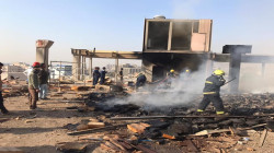 صور.. الدفاع المدني ينقذ مسرح الرشيد من حريق اندلع على سطح بنايته