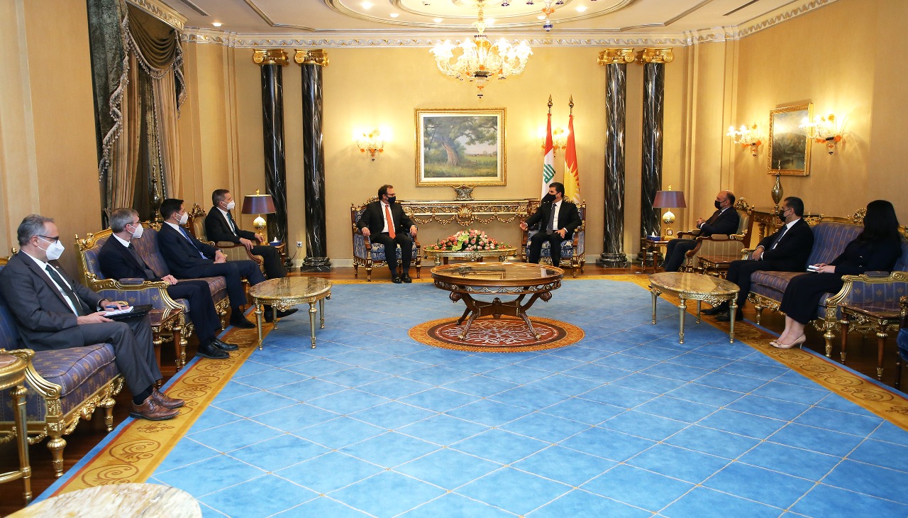 Schenker visits the Kurdish President 