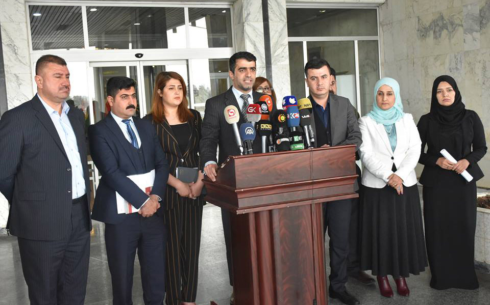 Protesting MPs of Kurdistan Parliament fail to collect signatures to hold a special session