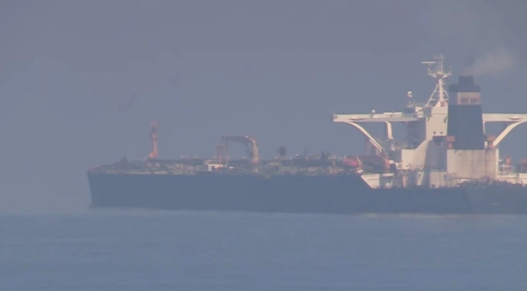 British oil tanker stroke by "External Source" in Jeddah