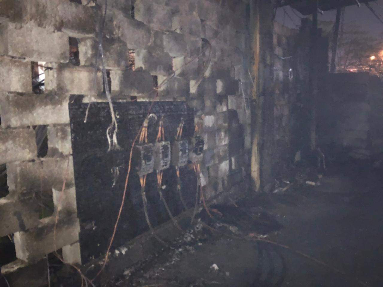  نيران تلتهم مجمعاً للمولدات الكهربائية في كوردستان وتلحق خسائر مادية كبيرة 