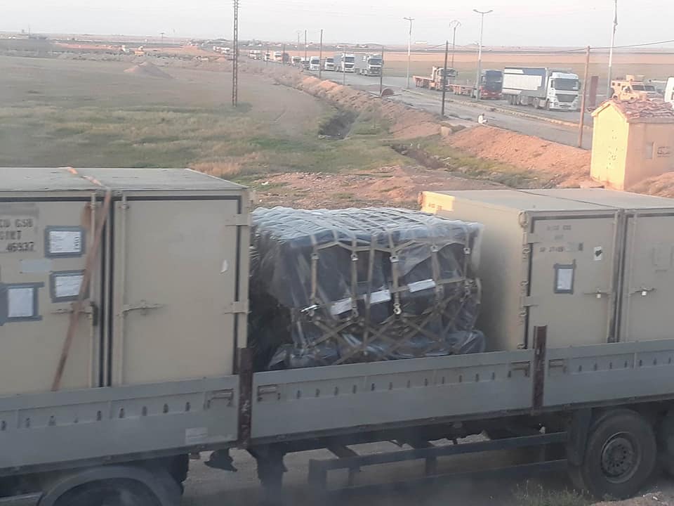 Logistic Aid convoy enters AANES from Kurdistan
