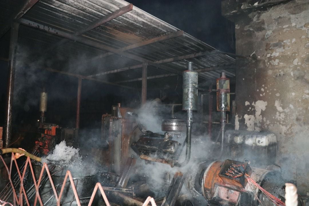 اندلاع حريق في أشهر سوق شعبية شرقي بغداد