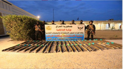 Security forces arrest 13 terrorists in seize 46 missiles in Al-Anbar 