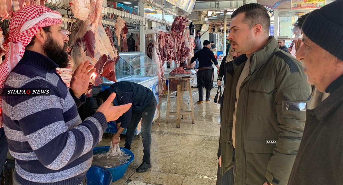 إحباط محاولة لتصريف طن من اللحوم الفاسدة في سوق باربيل