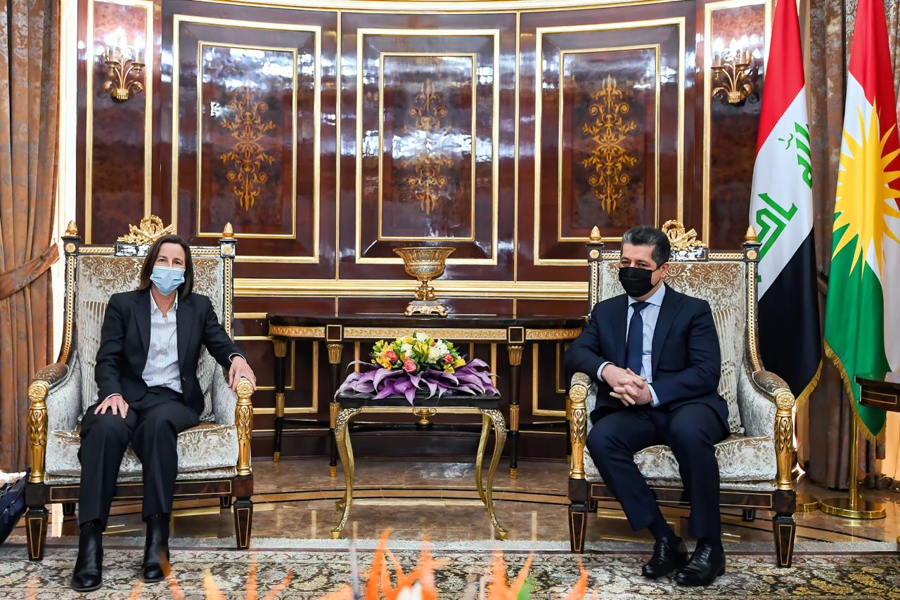 Kurdistan’ Prime Minister receives the Australian ambassador to Iraq