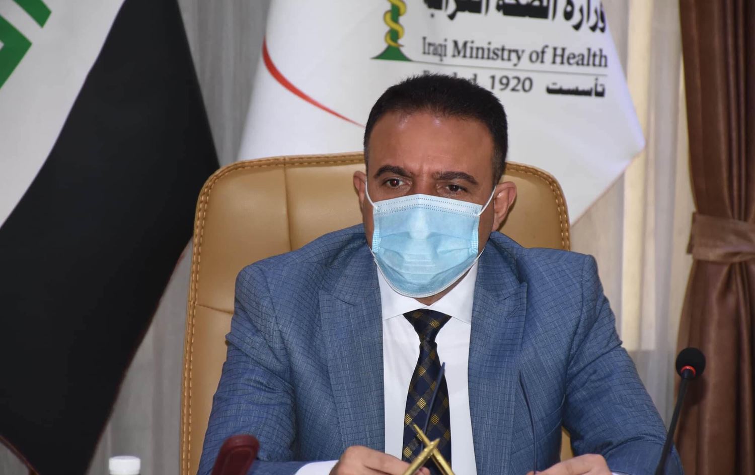 وزير الصحة العراقي: التلقيح ضد كورونا سيكون اختيارياً