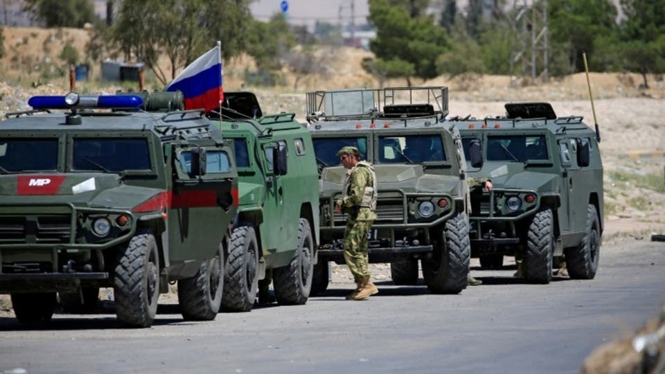 A Russian Patrol in northeastern Syria