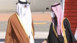 محمد بن سلمان يستقبل تميم بن حمد بالاحضان