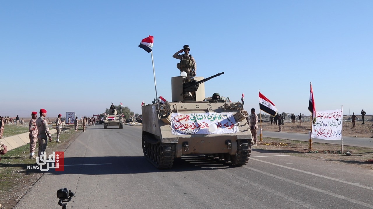 A military parade in Nineveh on the Iraqi Army Day