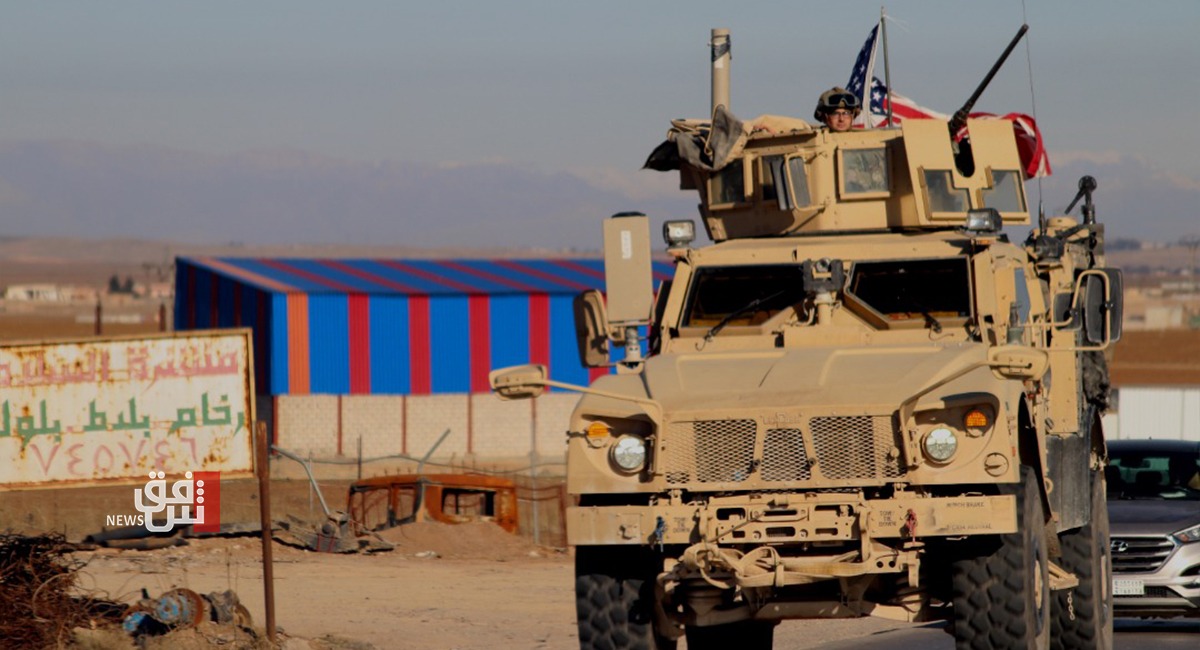 A US Patrol in northeastern Syria