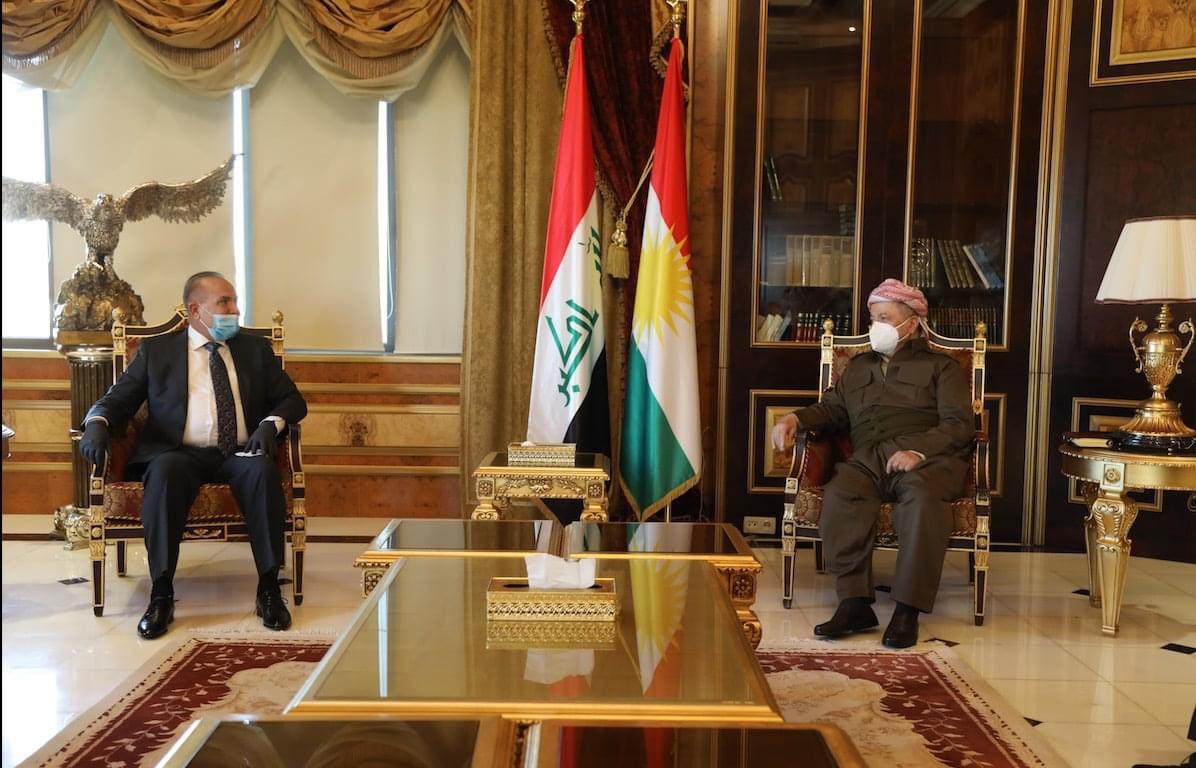 Masoud Barzani: receiving the displaced Iraqis a national duty