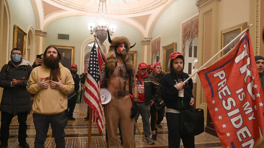 Pro-Trump “rioters” who stormed the Capitol