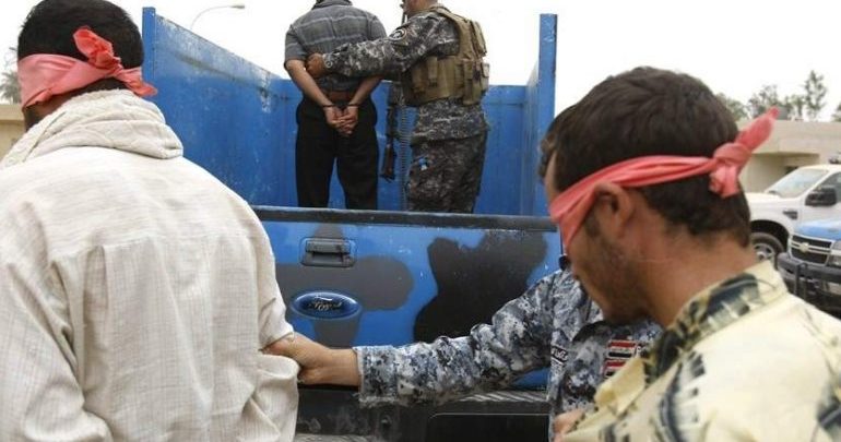 القبض على ثلاثة ارهابيين ينتمون لداعش في نينوى وصلاح الدين