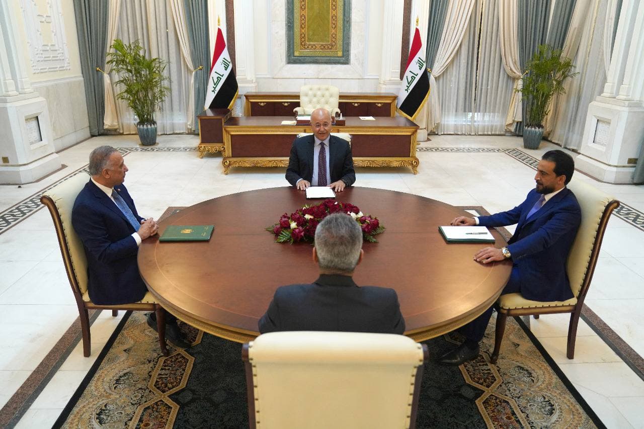 الرئاسات العراقية الثلاث تتفق على ضبط السلاح المنفلت ودعم الانتخابات