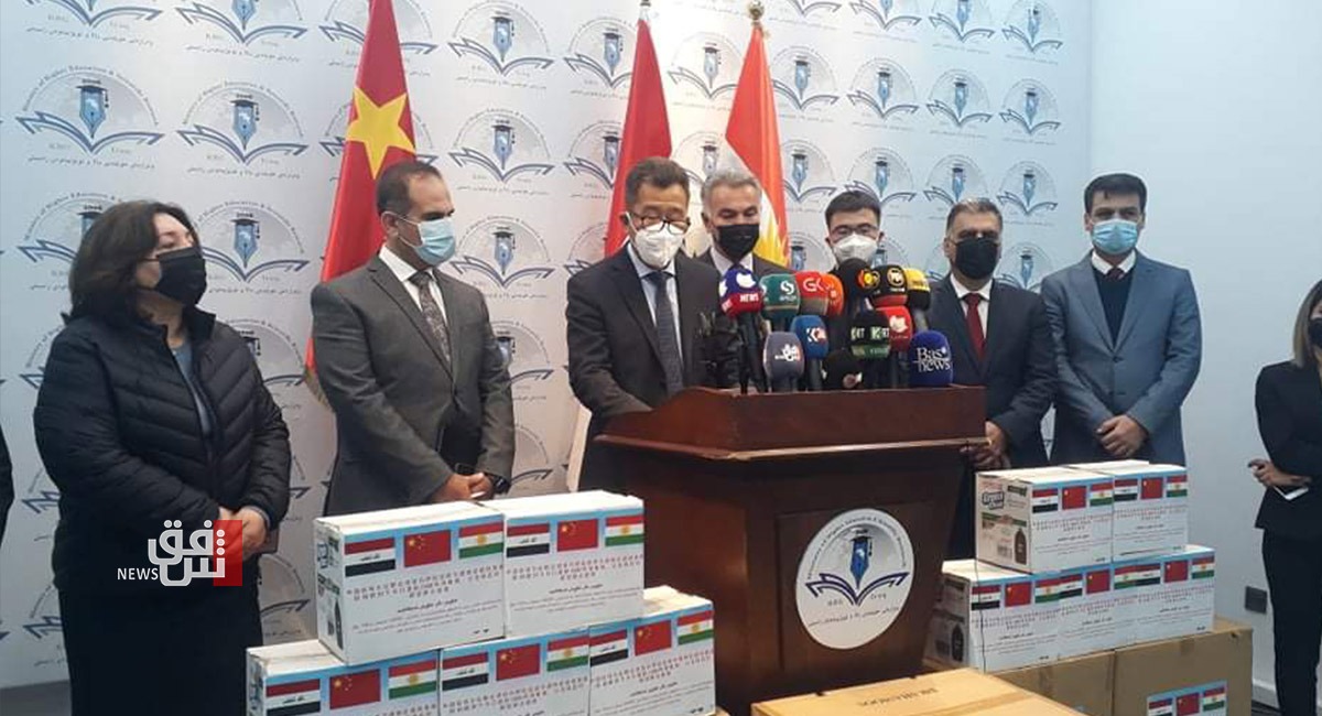 China offers Kurdistan health equipment 