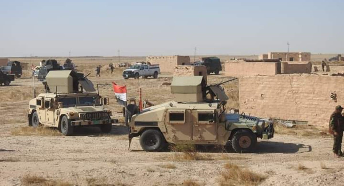 A Commandos brigade withdraws from a disputed area between Erbil and Baghdad