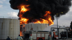 انفجار صهريج لنقل النفط في حمص يتسبب بحريق ضخم..صور 