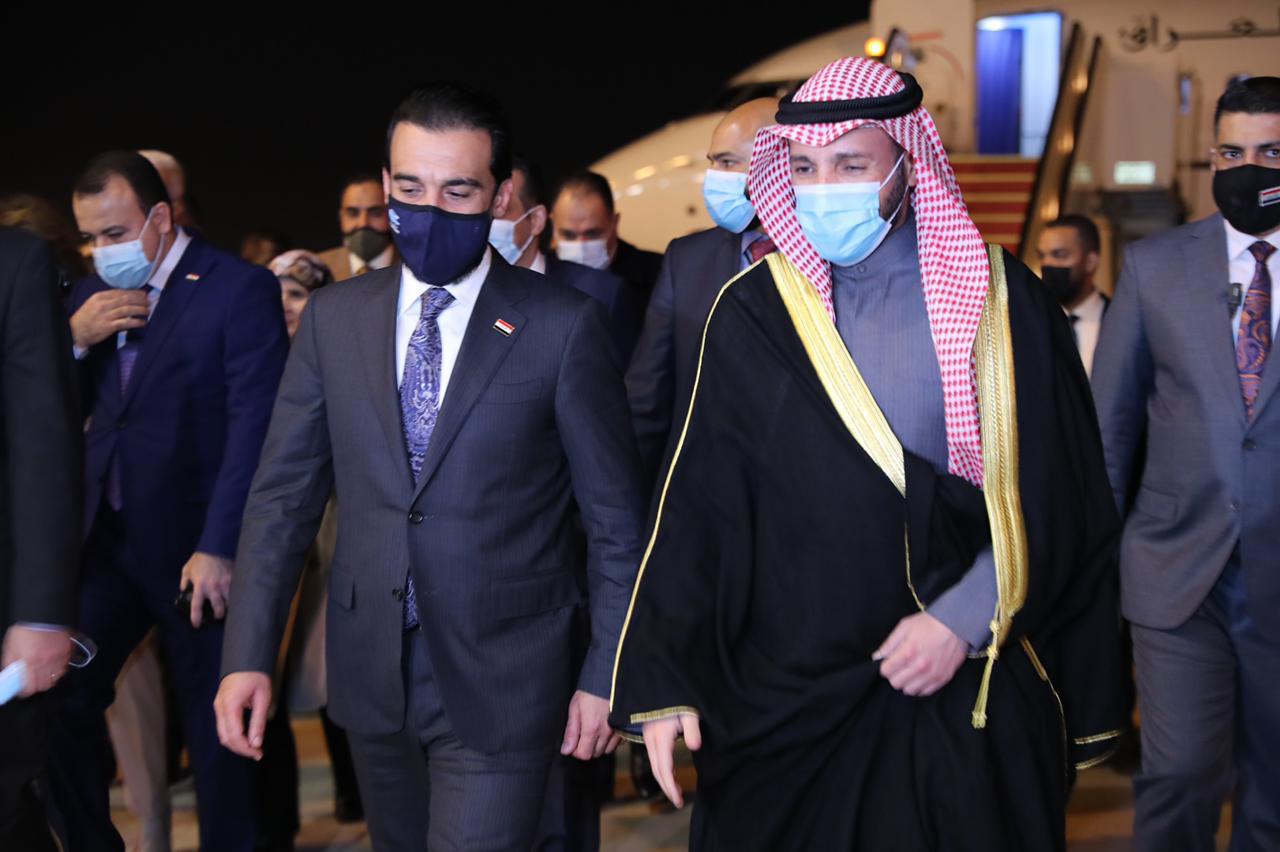 Al-Halbousi arrives in Kuwait on an official visit 1611516285257