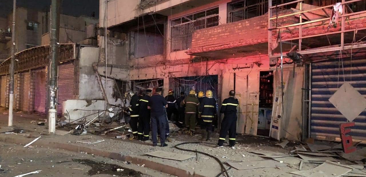Explosive device targeted a liquor store in Baghdad
