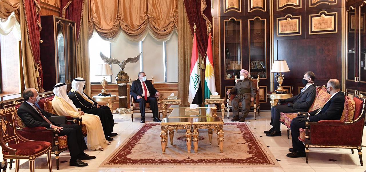 Head of KDP meets the Arab consuls in Kurdistan