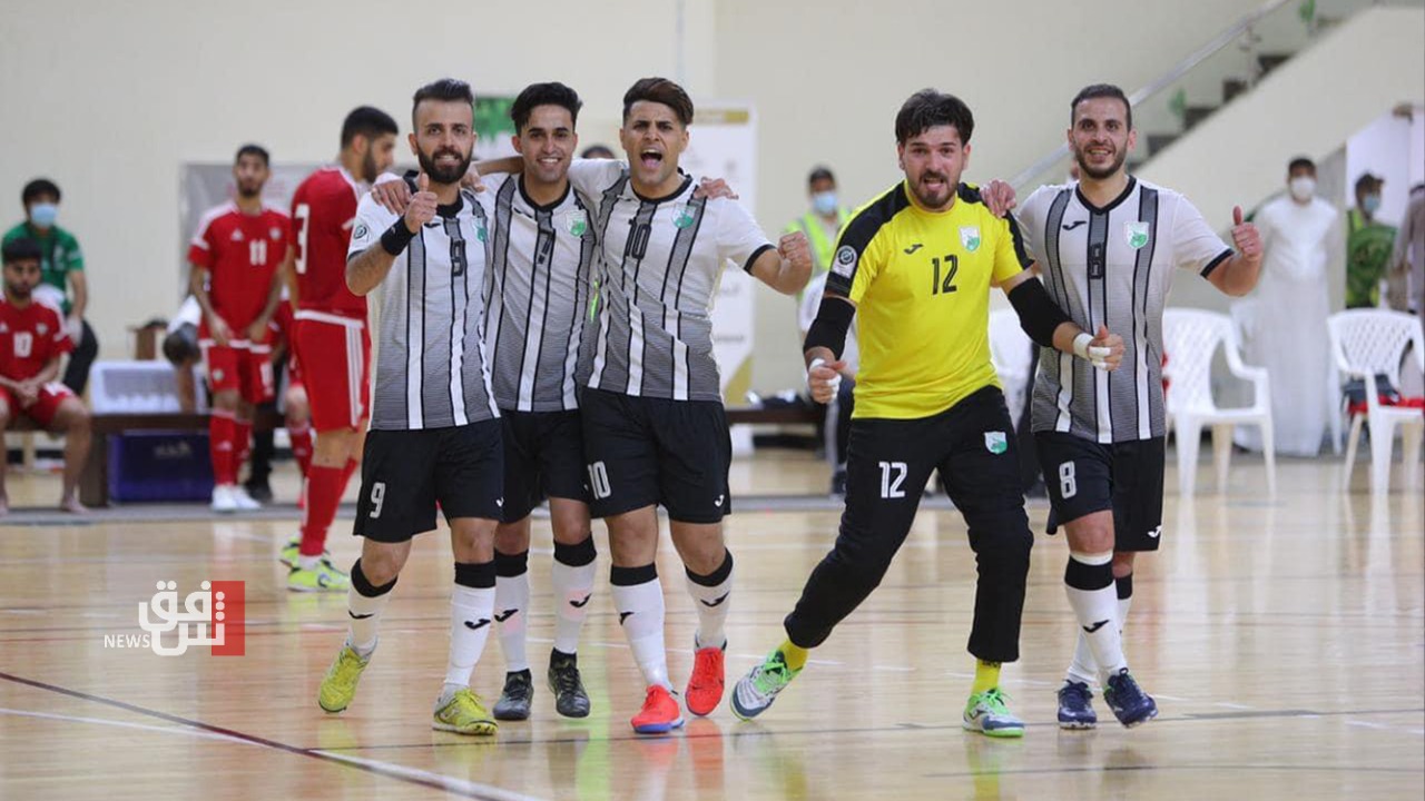نفط الوسط العراقي يفوز على منتخب الإمارات ويتأهل لنهائي بطولة خورفكان للصالات