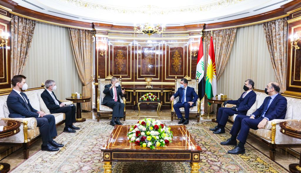 Kurdistan’ PM receives the US ambassador to Iraq