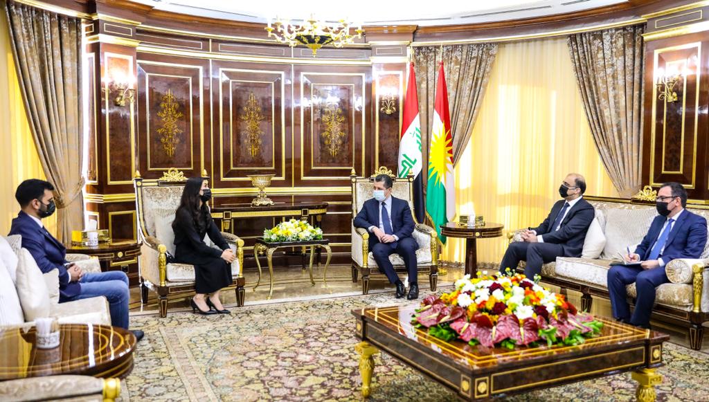 Kurdistan PM hosts the Yazidi activist Nadia Murad